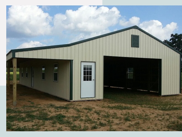 Строительство конюшен в Кольчугине