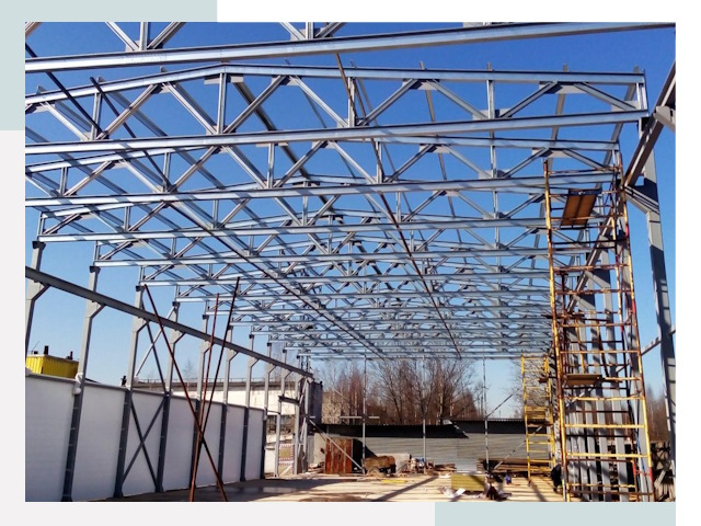 Строительство цехов в Кольчугино от 610 руб. под ключ