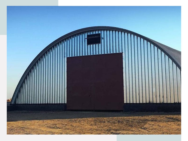 Арочные ангары в Кольчугине