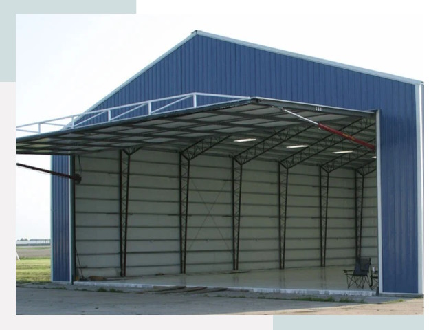 Прямо стенные ангары в Кольчугине