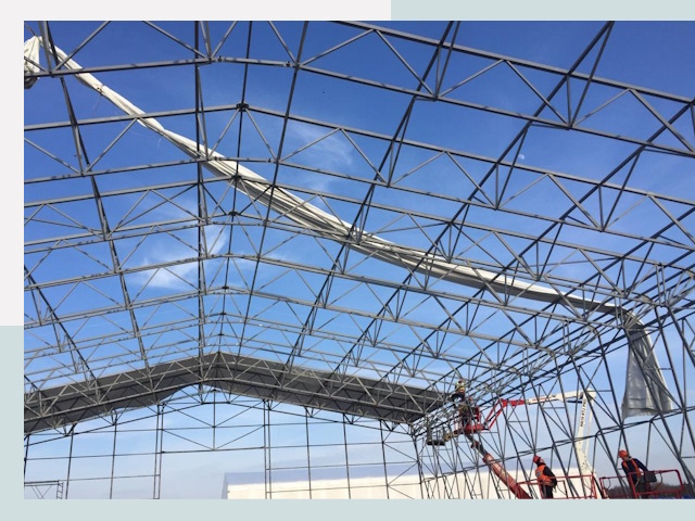 Шатровые ангары от 610 руб. в Кольчугине и Владимирской области