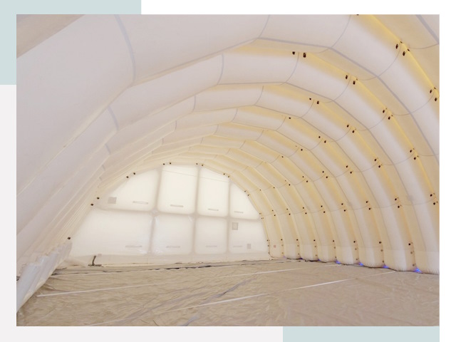 Пневмокаркасные ангары в Кольчугине