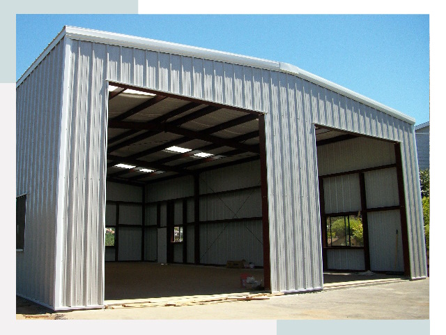 Легковозводимые ангары в Кольчугине