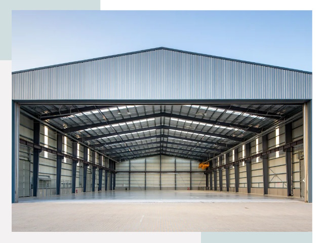 Большие ангары в Кольчугине