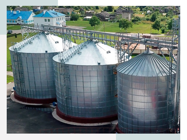 Металлические силосы в Кольчугине