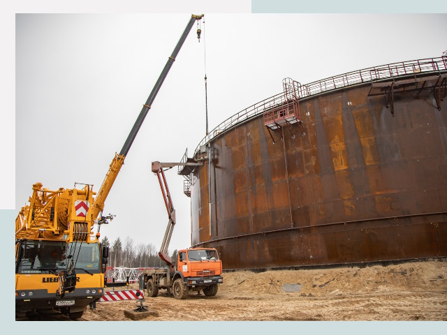 Монтаж резервуаров в Кольчугине от 610 руб. за м³