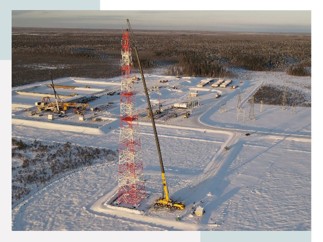 Мачты связи в Кольчугине