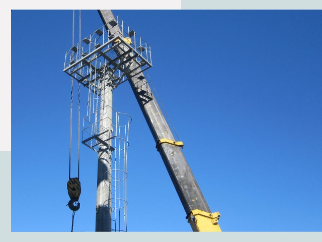 Монтаж осветительных мачт в Кольчугино от 610 руб.