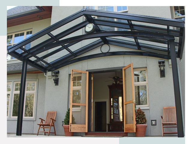 Козырьки металлические в Кольчугине