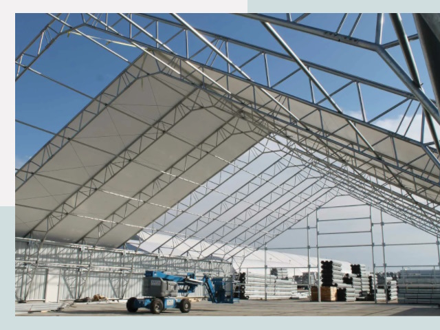 Каркасно-тентовые сооружения от СтальСтрой-Кль по цене 610 руб.