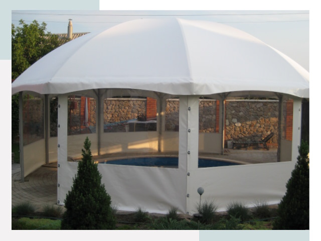 Тентовые павильоны в Кольчугине