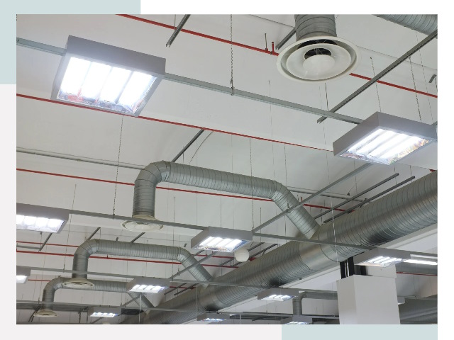 Вентиляция ангаров в Кольчугине