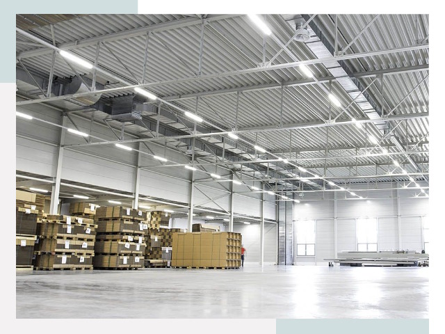 Освещение ангаров в Кольчугине