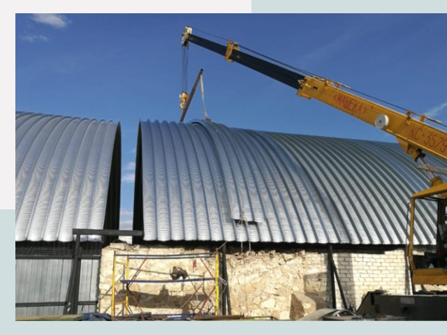 Реконструкция ангаров в Кольчугине от 610 руб.